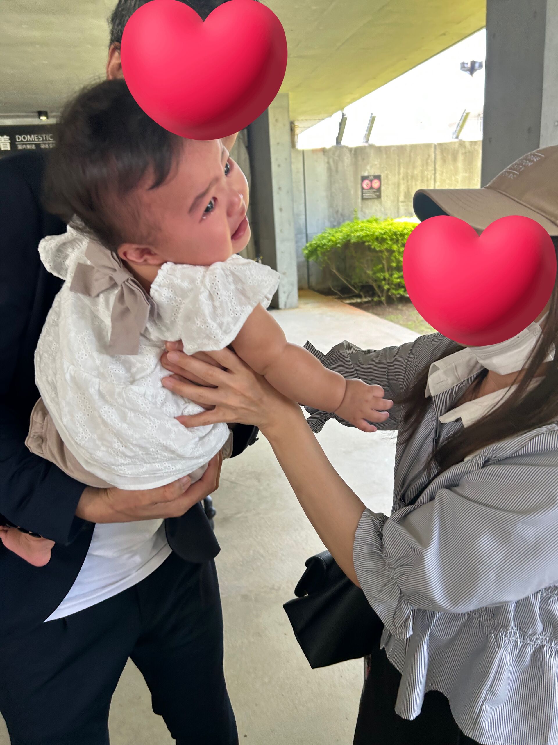 久しぶりにじぃじとばぁばと再会♡